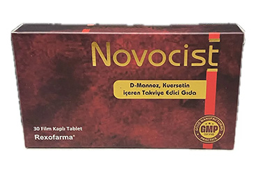 NOVOCIST D-MANNOZ, KUERSETIN ICEREN TAKVIYE EDICI GIDA TABLET  30 tablet