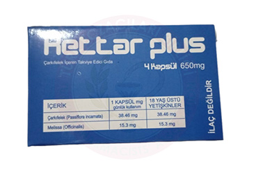 RETTAR PLUS CARKIFELEK ICEREN TAKVIYE EDICI GIDA KAPSUL 650 mg 4 kapsül