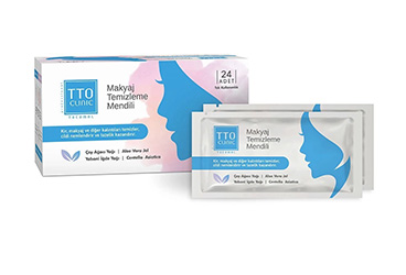 TTO CLINIC MAKYAJ TEMZLEME MENDILI  24 adet
