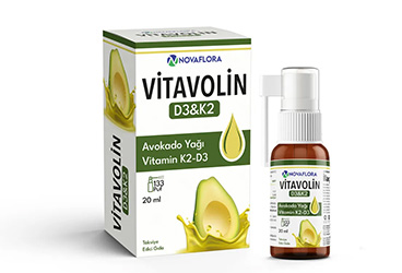 VITAVOLIN D3&K2 SIVI TAKVIYE EDICI GIDA  20 ml şişe