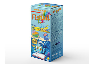 APB BALANCE FISHOIL KIDS BALIK YAGI, NANE YAGI VE PORTAKAL YAGI ICEREN SIVI TAKVIYE EDICI GIDA 150 ml şişe