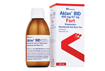 AKLAV BID 400 MG/57 MG FORT SUSPANSIYON HAZIRLAMAK ICIN KURU TOZ (140 ML)