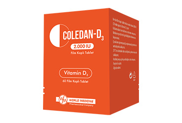 COLEDAN-D3 2000 IU FILM KAPLI TABLET (60 TABLET)