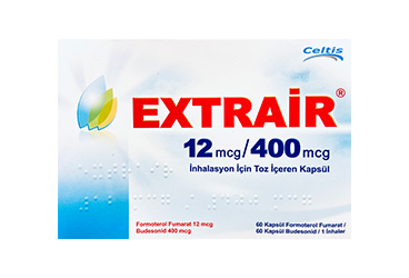 EXTRAIR 12 MCG+400 MCG INHALASYON ICIN TOZ ICEREN KAPSUL (60+60 KAPSUL)