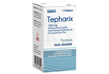 TEPHARIX 100 MG INFUZYONLUK COZELTI HAZIRLAMADA KULLANILACAK KONSANTRE ICIN TOZ