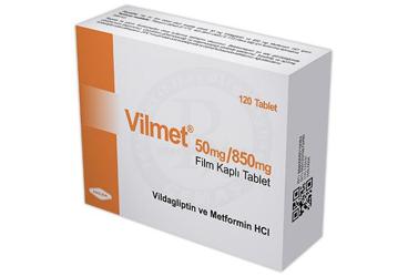 VILMET 50 MG / 850 MG FILM KAPLI TABLET (120 TABLET)