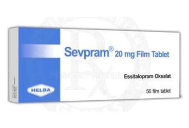 SEVPRAM 20 MG 56 FILM TABLET