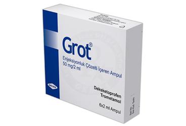 GROT 50 MG/2 ML I.M./I.V. ENJEKSIYONLUK COZELTI ICEREN 6 AMPUL
