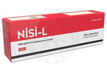 NISI-L 600 MG/50 ML ENJEKSIYONLUK COZELTI (5 FLAKON)