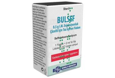 BULSEF 0,5 GR IM ENJ. COZ. HAZ. ICIN TOZ ICEREN FLAKON