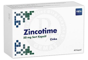 ZINCOTIME 50 MG SERT KAPSUL (40 KAPSUL)
