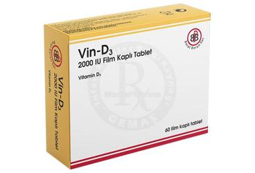VIN-D3 2000 IU FILM KAPLI TABLET (60 TABLET)