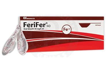 FERIFER-40 ORAL COZELTI 40 MG/5 ML 28 KASIK