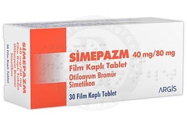 SIMEPAZM 40 MG/80 MG FILM KAPLI TABLET (30 TABLET)
