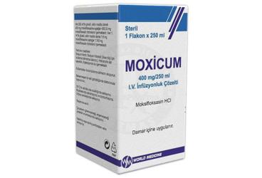 MOXICUM 400 MG/250 ML IV INFUZYON COZELTISI