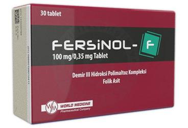 FERSINOL-F 100 MG/0,35 MG TABLET