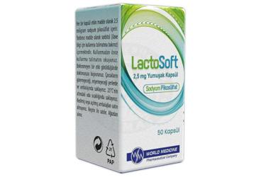 LACTOSOFT 2,5 MG YUMUSAK KAPSUL