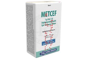 METCEF 1 G IM/IV ENJEKSIYONLUK COZELTI ICIN TOZ ICEREN FLAKON (1 FLAKON + 1 AMPUL)