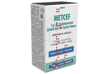 METACEF 1 GR IM ENJ. COZ. HAZ. ICIN TOZ ICEREN FLAKON