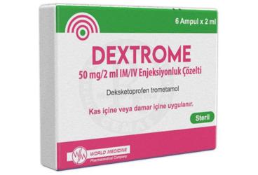 DEXTROME 50 MG/2 ML IM/IVENJEKSIYONLUK COZELTI (6 AMPUL)