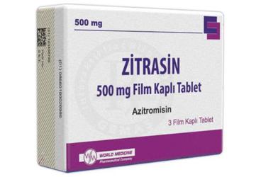 ZITRASIN 500 MG FILM KAPLI TABLET (3 TABLET)