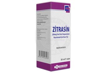 ZITRASIN 200 MG/5 ML ORAL SUSPANSIYON HAZIRLAMAK ICIN TOZ (30 ML)