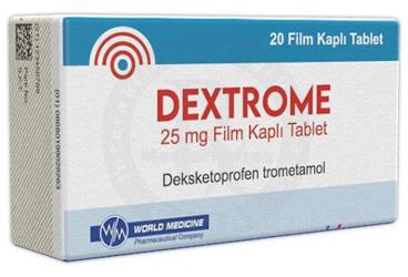 DEXTROME 25 MG FILM KAPLI TABLET (20 ADET)