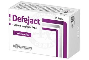 DEFEJACT 250 MG DAGILABILIR TABLET (28 TABLET)