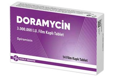DORAMYCIN 3000000 IU FILM TABLET (14 FILM TABLET)