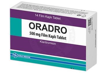 ORADRO 500 MG FILM TABLET (14 TABLET)