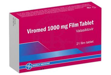 VIROMED 1000 MG FILM TABLET (21 ADET)