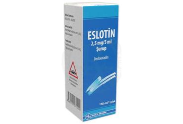 ESLOTIN 2.5 MG/5 ML SURUP (150 ML)