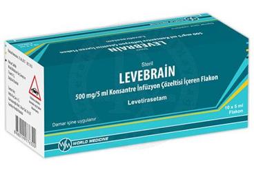 LEVEBRAIN 500 MG/5 ML KONSANTRE INFUZYON COZELTISI ICEREN FLAKON (10 FLAKON)