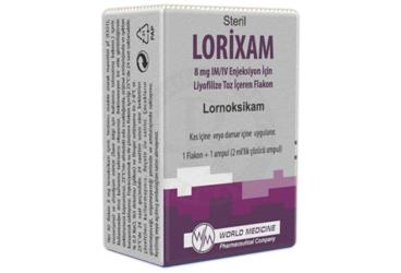 LORIXAM 8 MG IM/IV ENJEKSIYONLUK COZELTI HAZIRLAMAK ICIN LIYOFILIZE TOZ VE COZUCU (1 FLAKON)