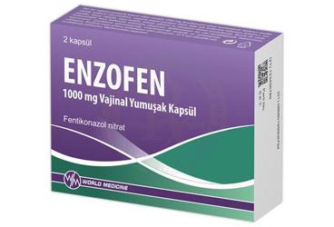 ENZOFEN 1000 MG VAJINAL YUMUSAK KAPSUL (2 KAPSUL)