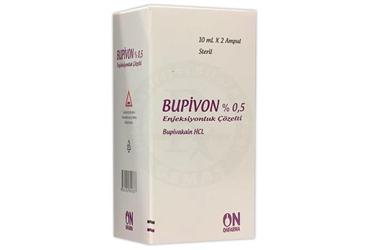 BUPIVON % 0,5 ENJEKSIYONLUK COZELTI (2 AMPUL)