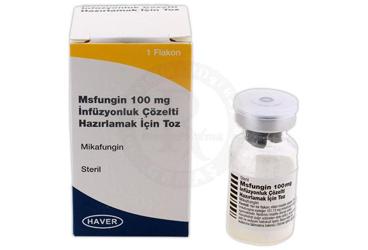 MSFUNGIN 100 MG INFUZYONLUK COZELTI HAZIRLAMAK ICIN TOZ