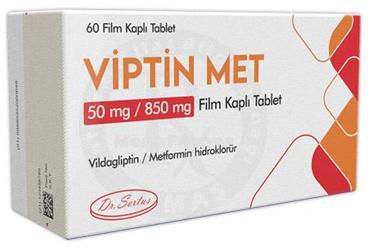 VIPTIN MET 50 MG / 850 MG FILM KAPLI TABLET (60 TABLET)