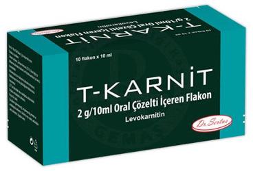 T-KARNIT 2 G/10 ML ORAL COZELTI ICEREN FLAKON (10 FLAKON)