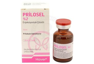 PRILOSEL %2 ENJEKSIYONLUK COZELTI (20 ML, 1 FLAKON)