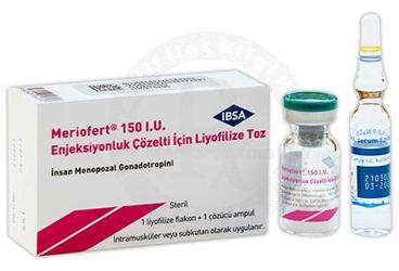 MERIOFERT 150 IU ENJEKSIYONLUK COZELTI ICIN LIYOFILIZE TOZ 