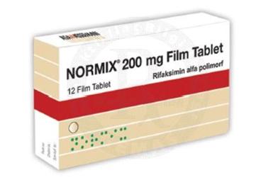 NORMIX 200 MG 12 FILM TABLET