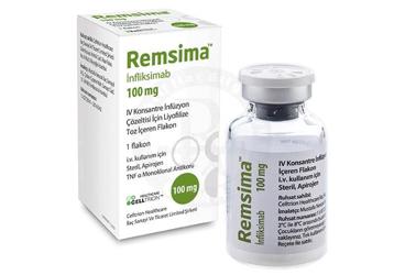 REMSIMA 100 MG I.V. INFUZYON COZELTISI HAZIRLAMAK ICIN LIYOFILIZE TOZ ICEREN 1 FLAKON