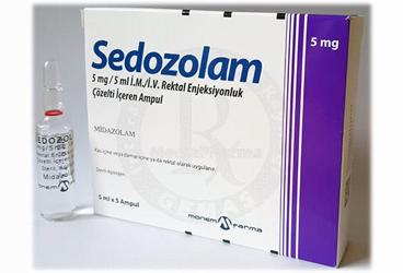 SEDOZOLAM 5 MG/5 ML 5 AMPUL