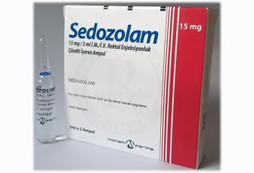 SEDOZOLAM 15 MG/3 ML 5 AMPUL