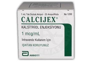 CALCIJEX 1 MCG/ML IV 1 MLX  25 AMPUL/KUTU