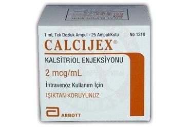 CALCIJEX 2 MCG/ML IV 1 MLX  25 AMPUL/KUTU