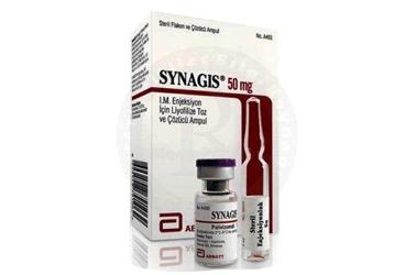 SYNAGIS 50 MG IM ENJEKSIYON ICIN LIYOFILIZE TOZ ICEREN 1 FLAKON