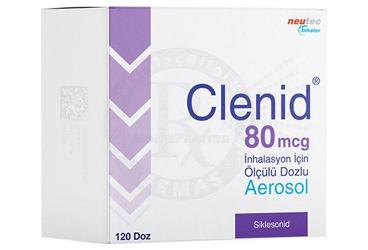 CLENID 80 MCG INHALASYON ICIN OLCULU DOZLU AEROSOL 120 DOZ