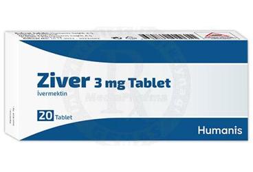 ZIVER 3 MG TABLET (20 ADET)